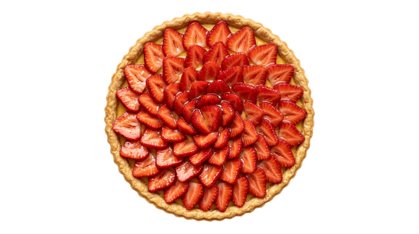 strawberry tart png PNG transparent background