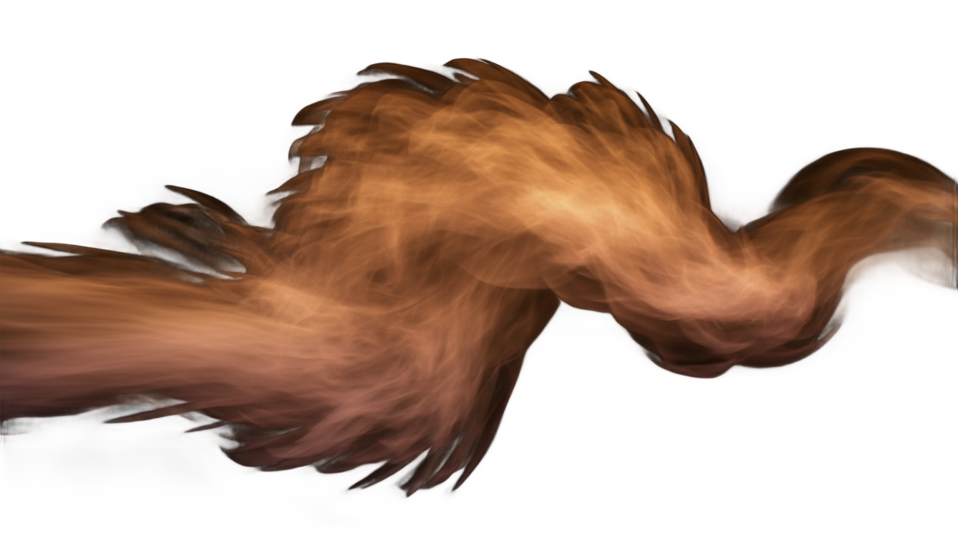 orange fog png PNG transparent background