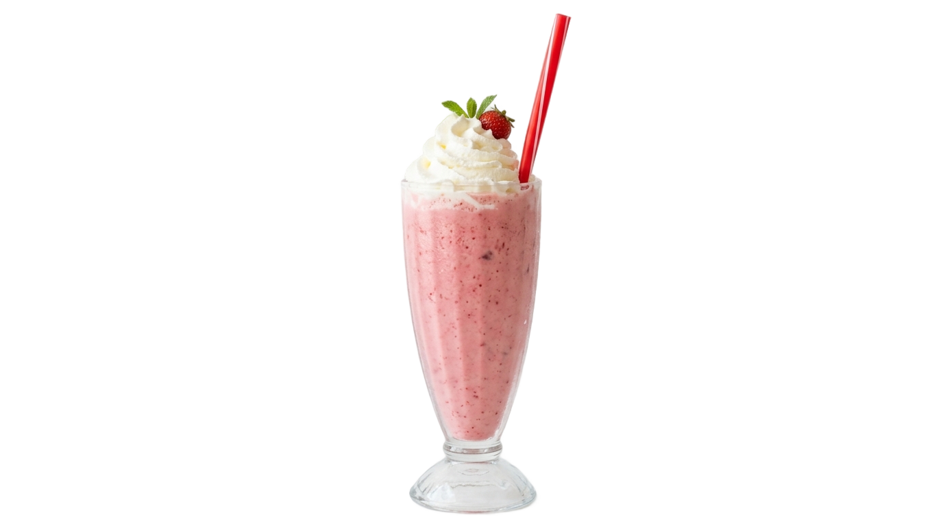 strawberry frappe png PNG transparent background