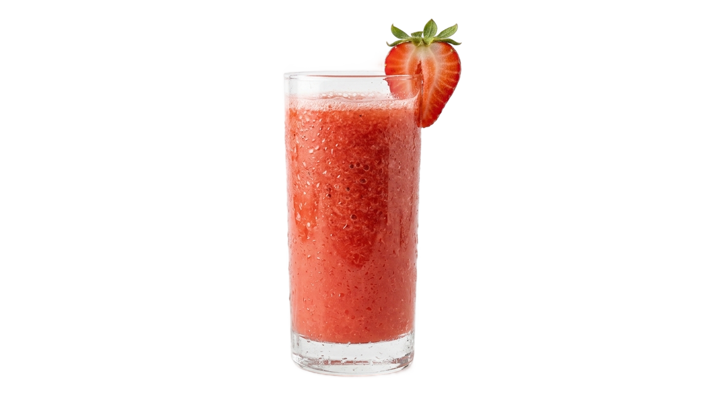 strawberry juice glass png PNG transparent background