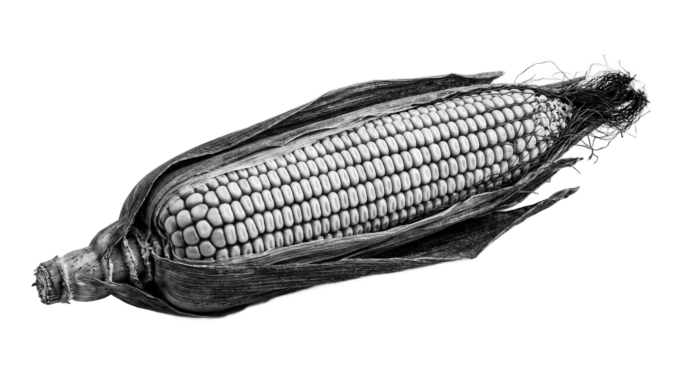 corn png black and white PNG transparent background