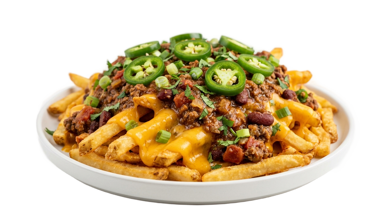chili cheese fries png PNG transparent background