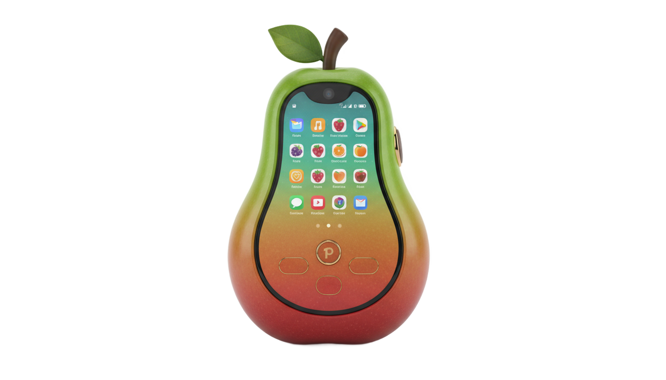 pear phone png PNG transparent background