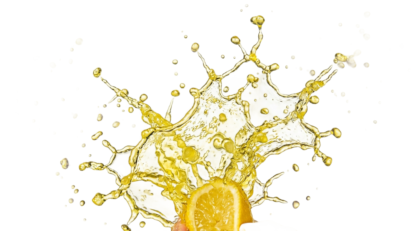 lemon juice splash png PNG transparent background