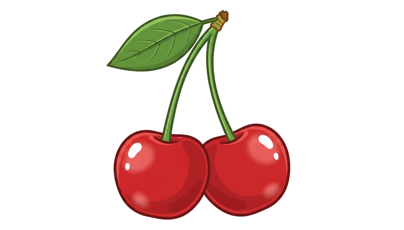 cherry png cartoon PNG transparent background
