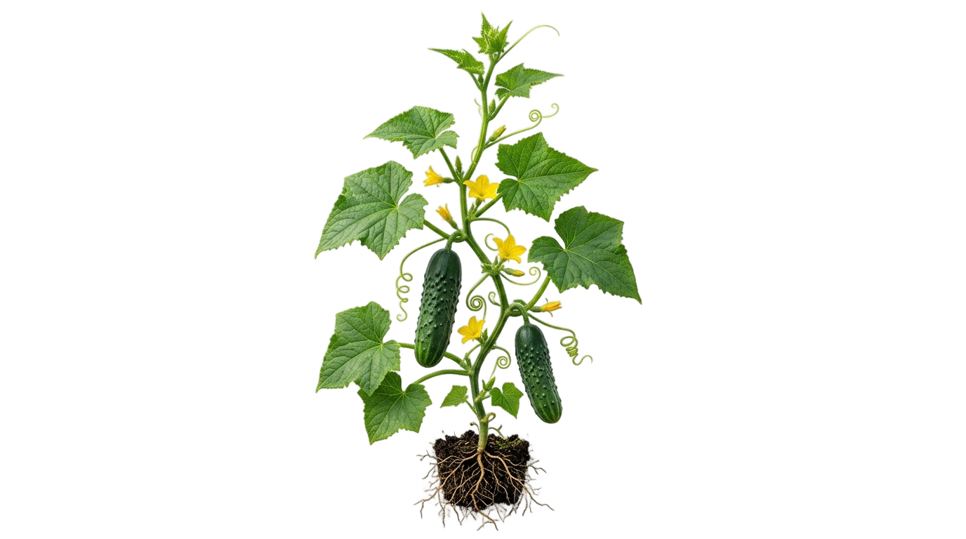 cucumber plant png PNG transparent background