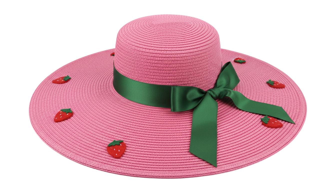 strawberry shortcake hat png PNG transparent background