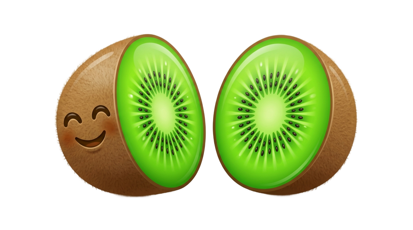 kiwi emoji png PNG transparent background