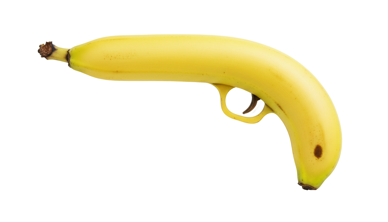 banana gun png PNG transparent background