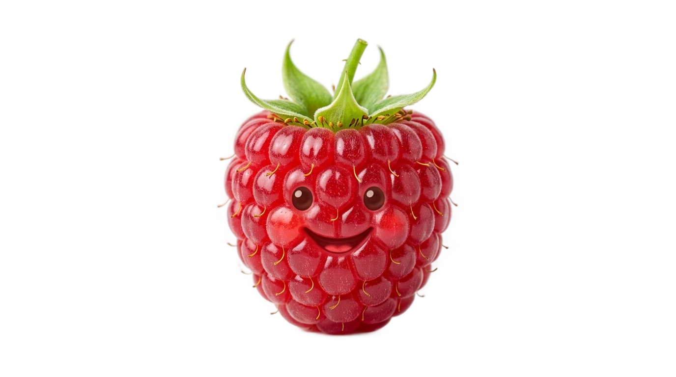 raspberry cartoon png PNG transparent background