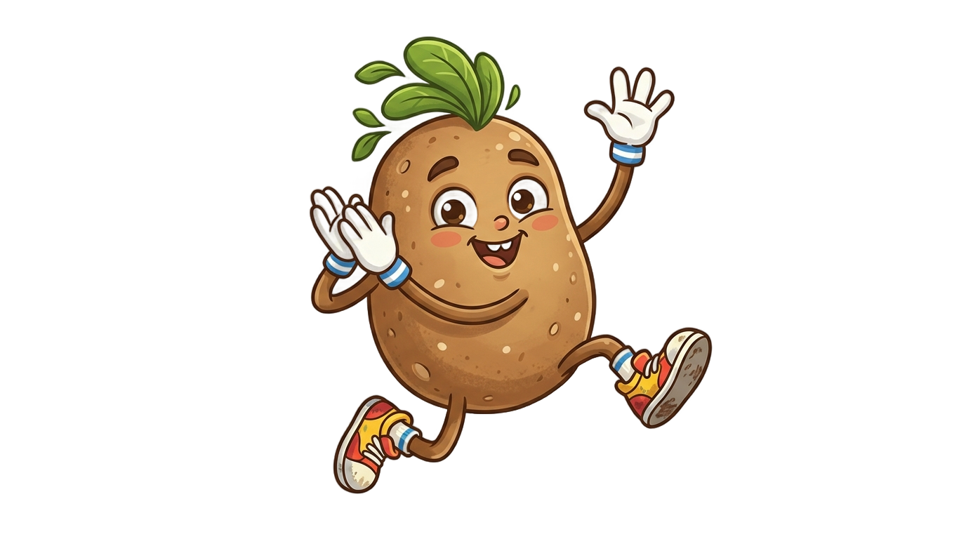 animated potato png PNG transparent background