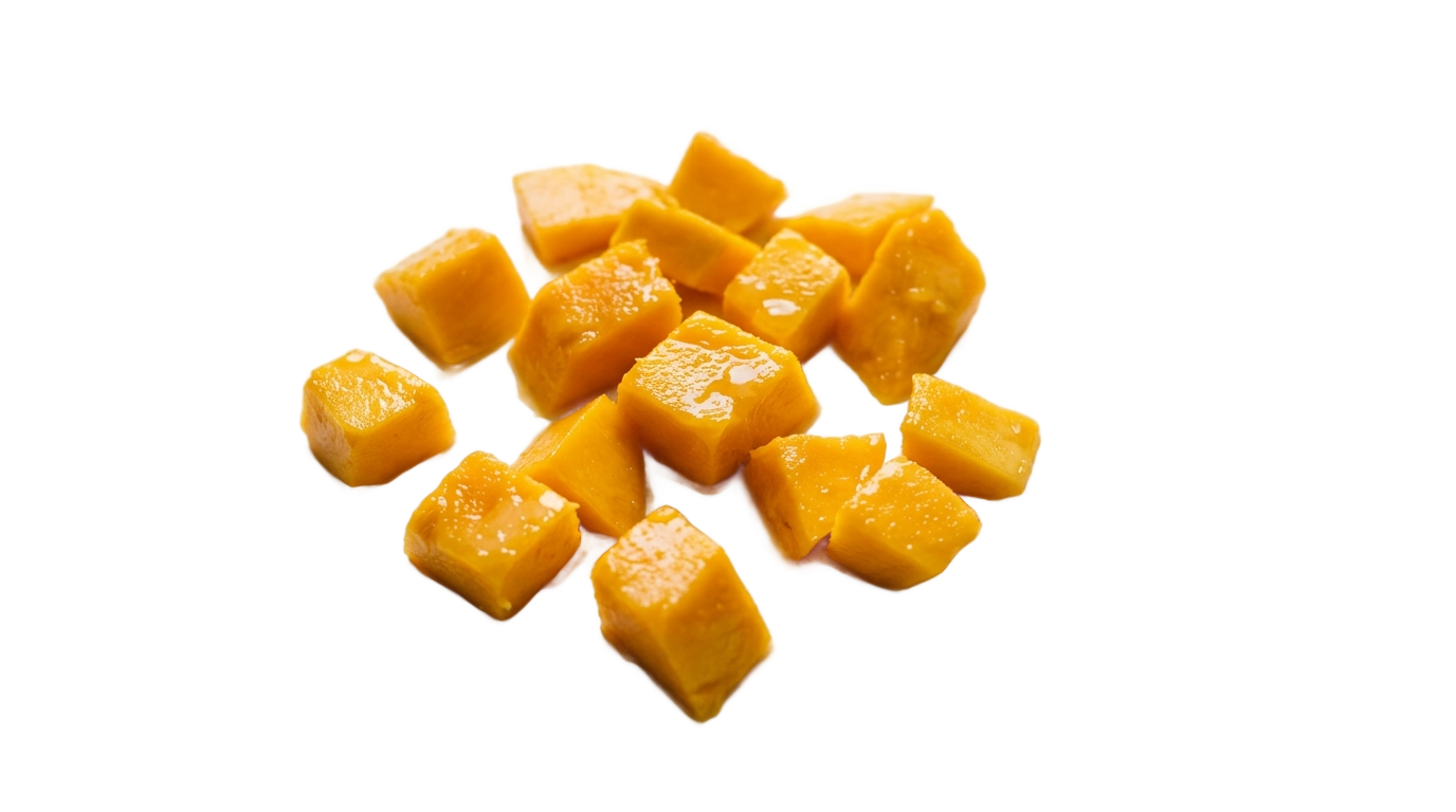 mango pieces png PNG transparent background