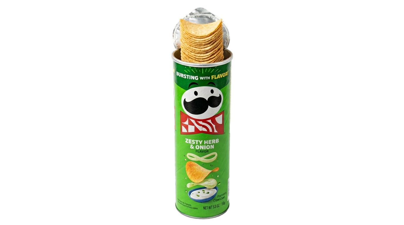 pringles sour cream and onion png PNG transparent background