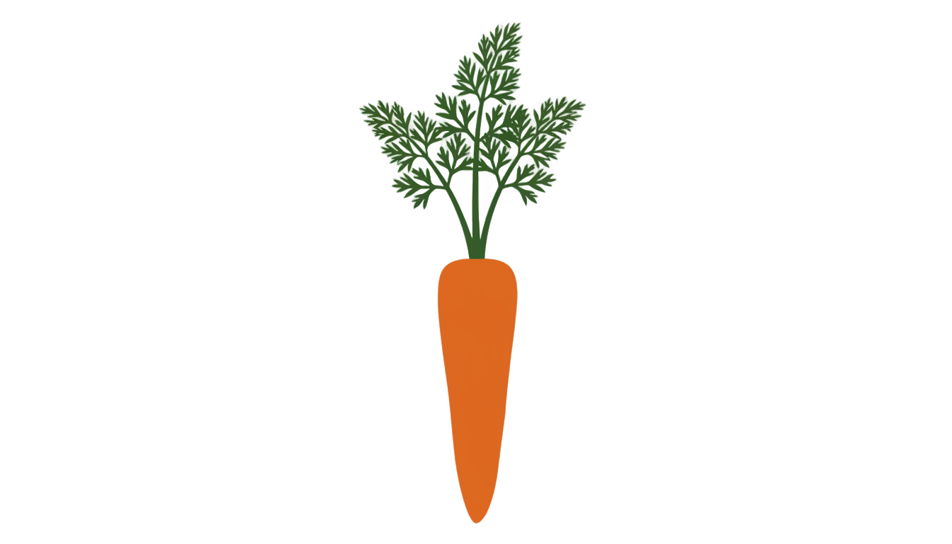 carrot silhouette png PNG transparent background