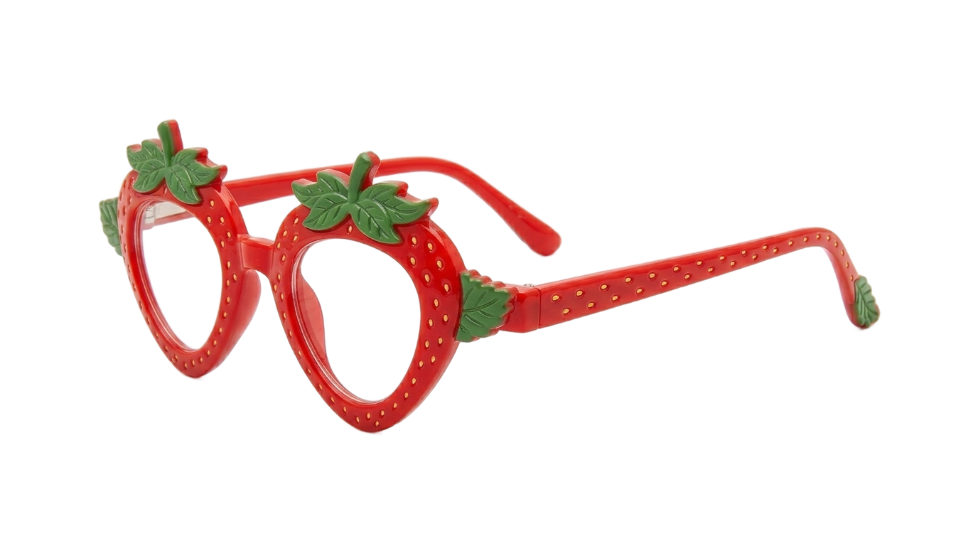 nana strawberry glasses png PNG transparent background