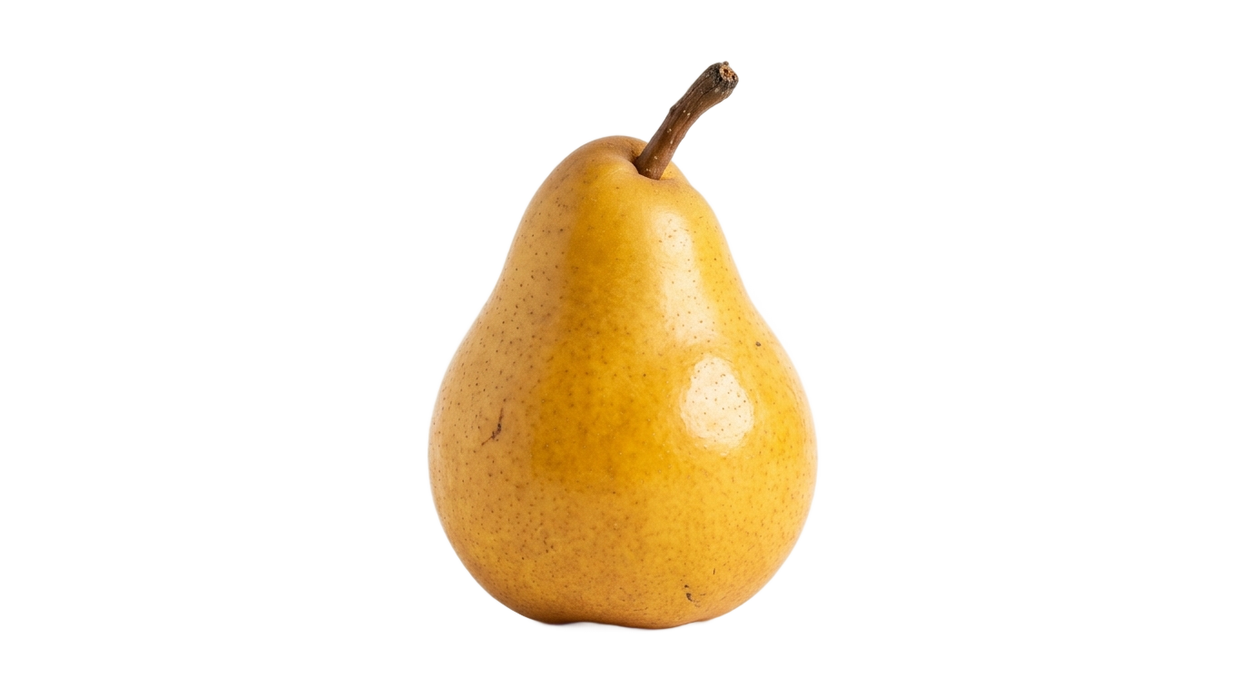 yellow pear png PNG transparent background