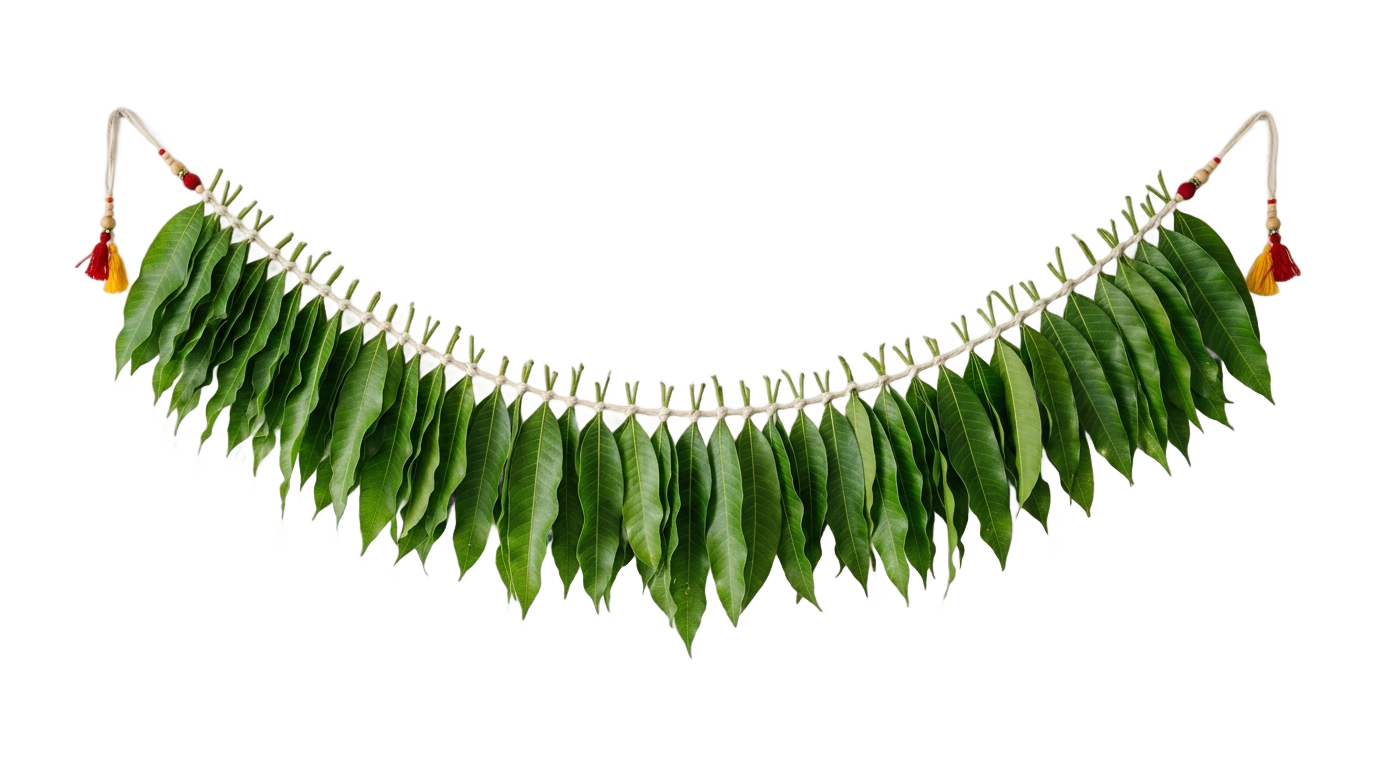 mango leaves toran png PNG transparent background