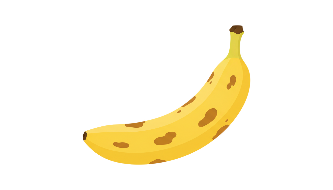 banana 2d png PNG transparent background