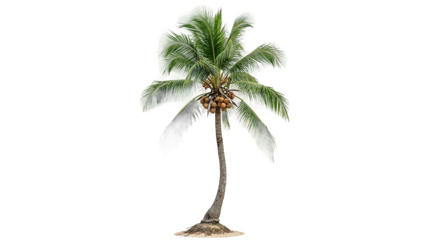 coconut plant png PNG transparent background