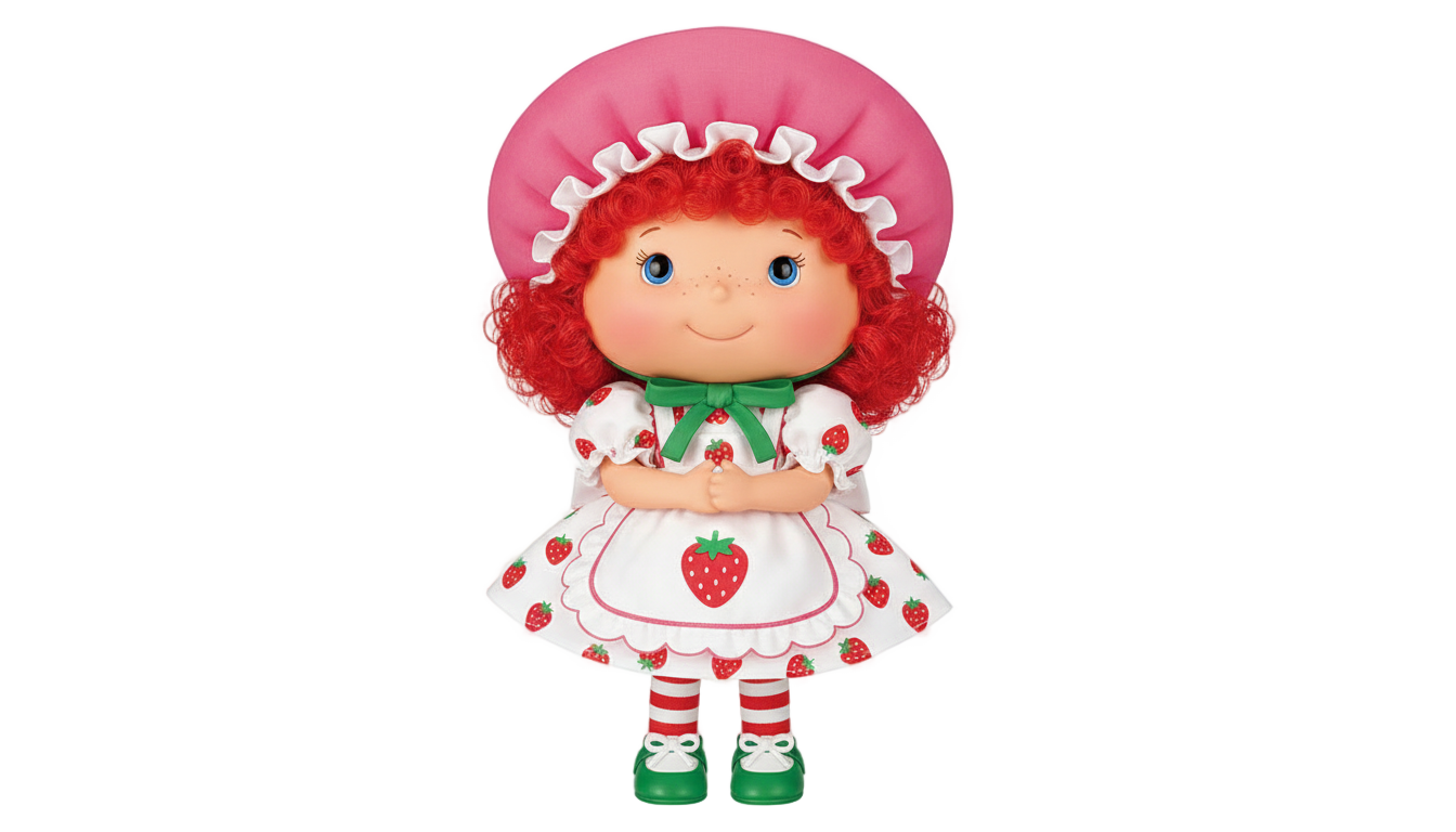 vintage strawberry shortcake png PNG transparent background