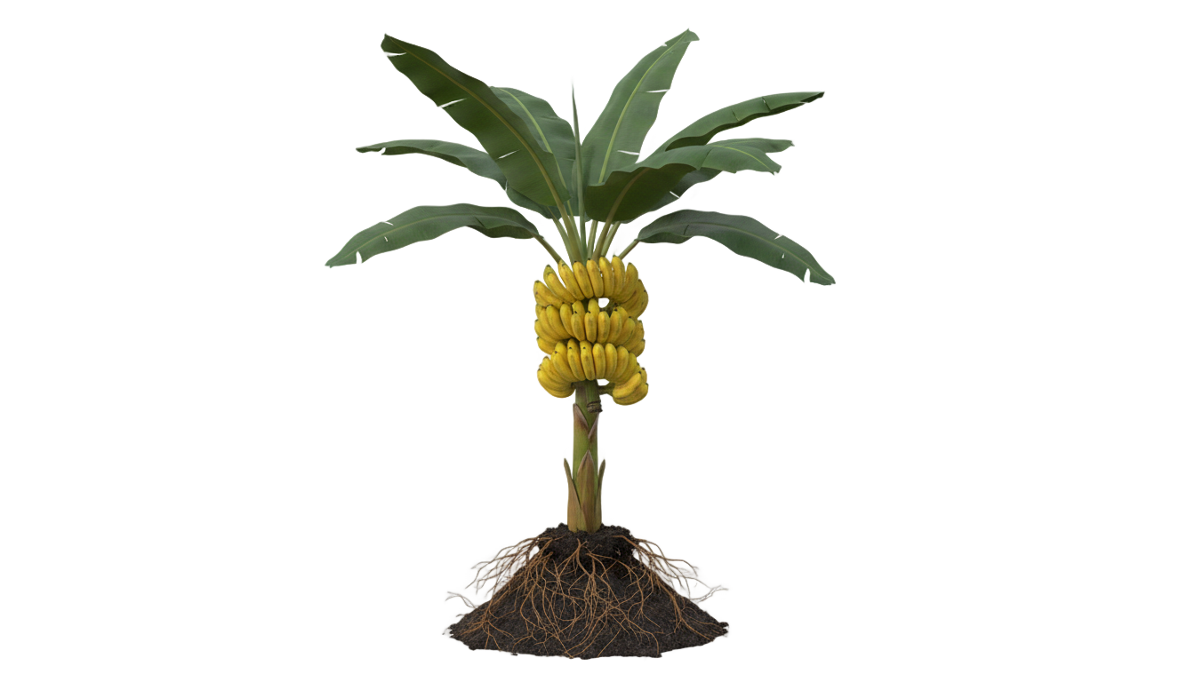 banana plant png PNG transparent background