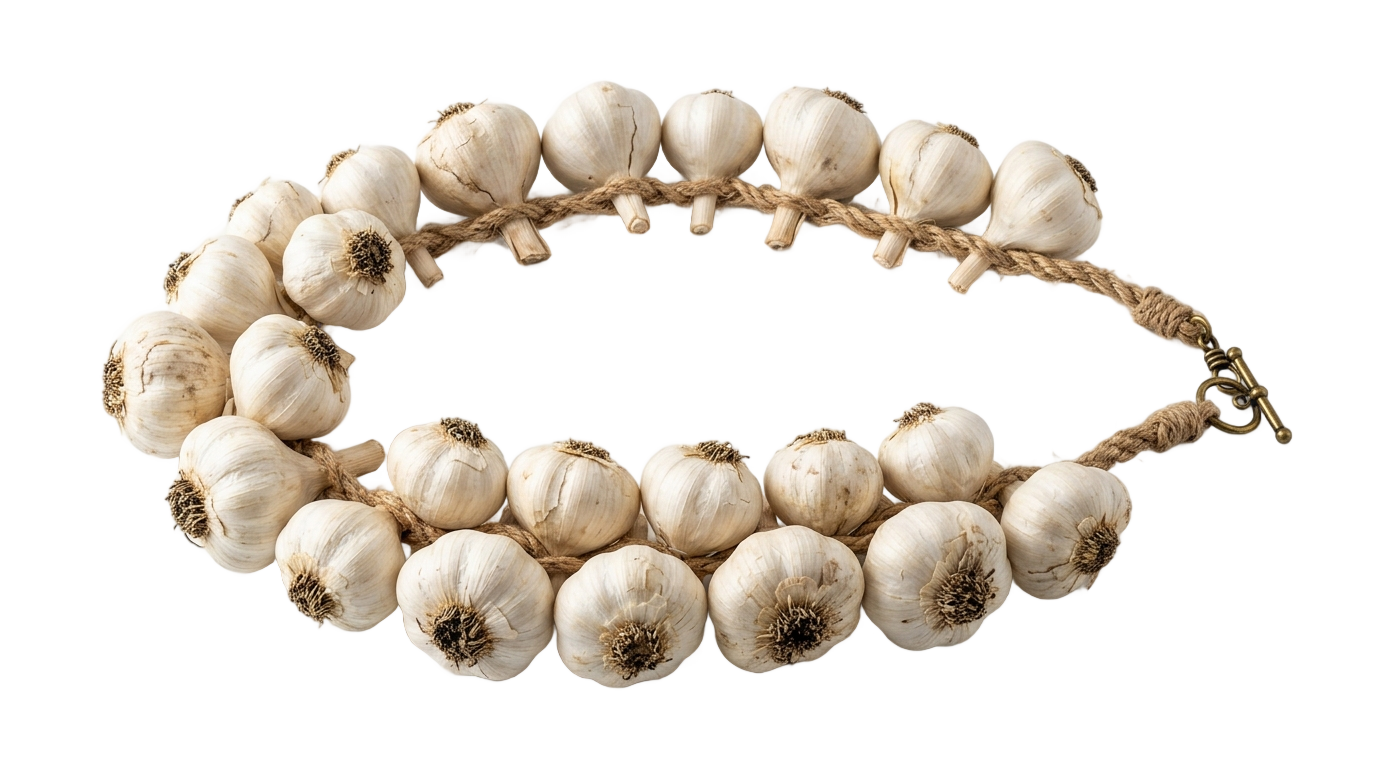 garlic necklace png PNG transparent background