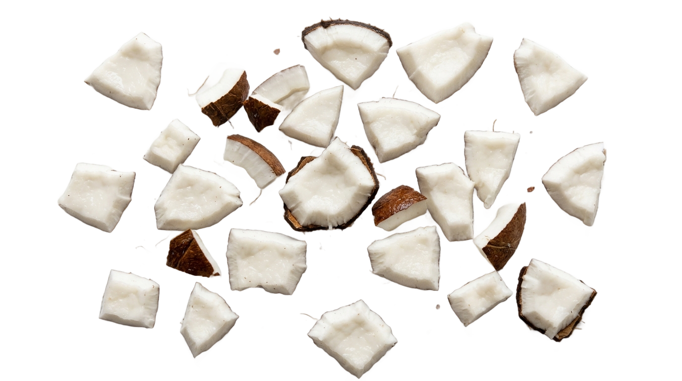 coconut pieces png PNG transparent background