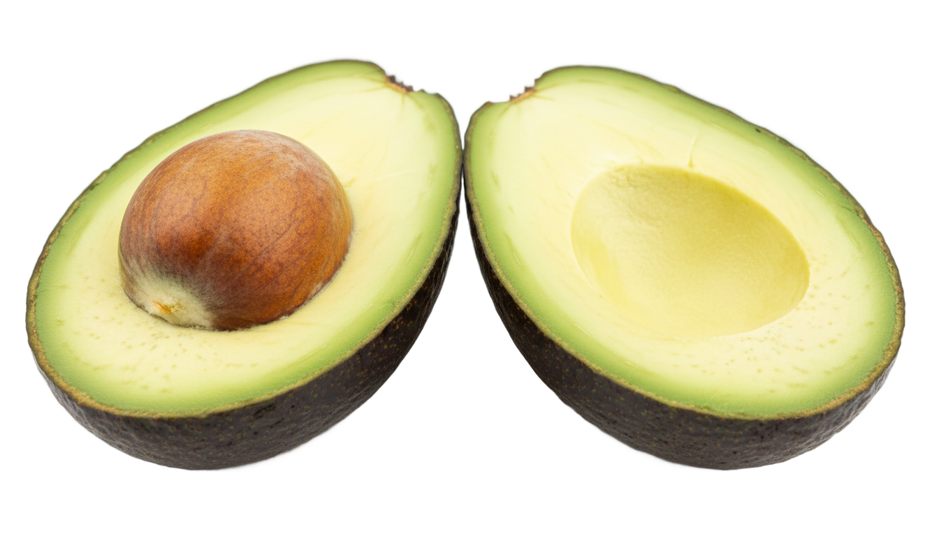 sliced avocado png PNG transparent background