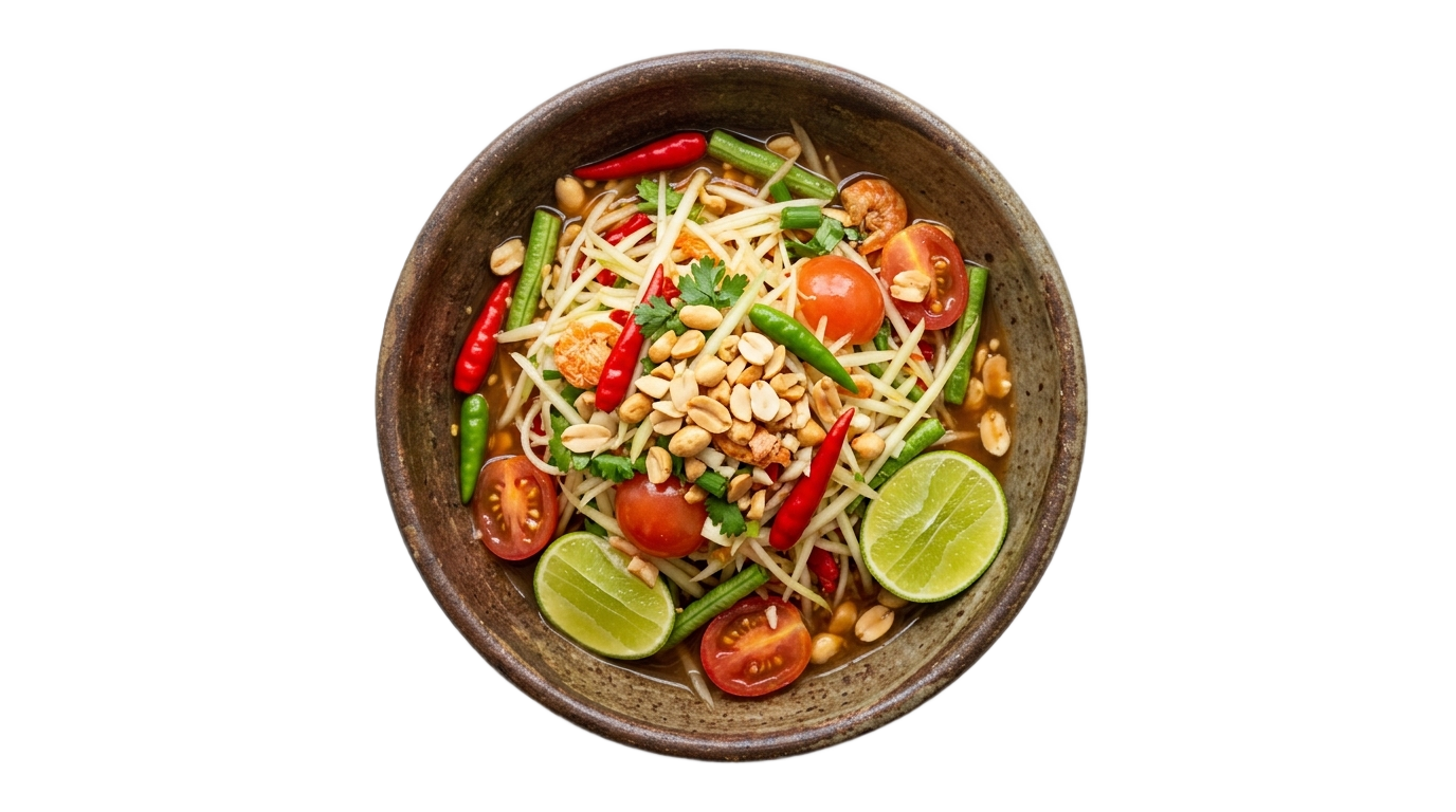 papaya salad png PNG transparent background