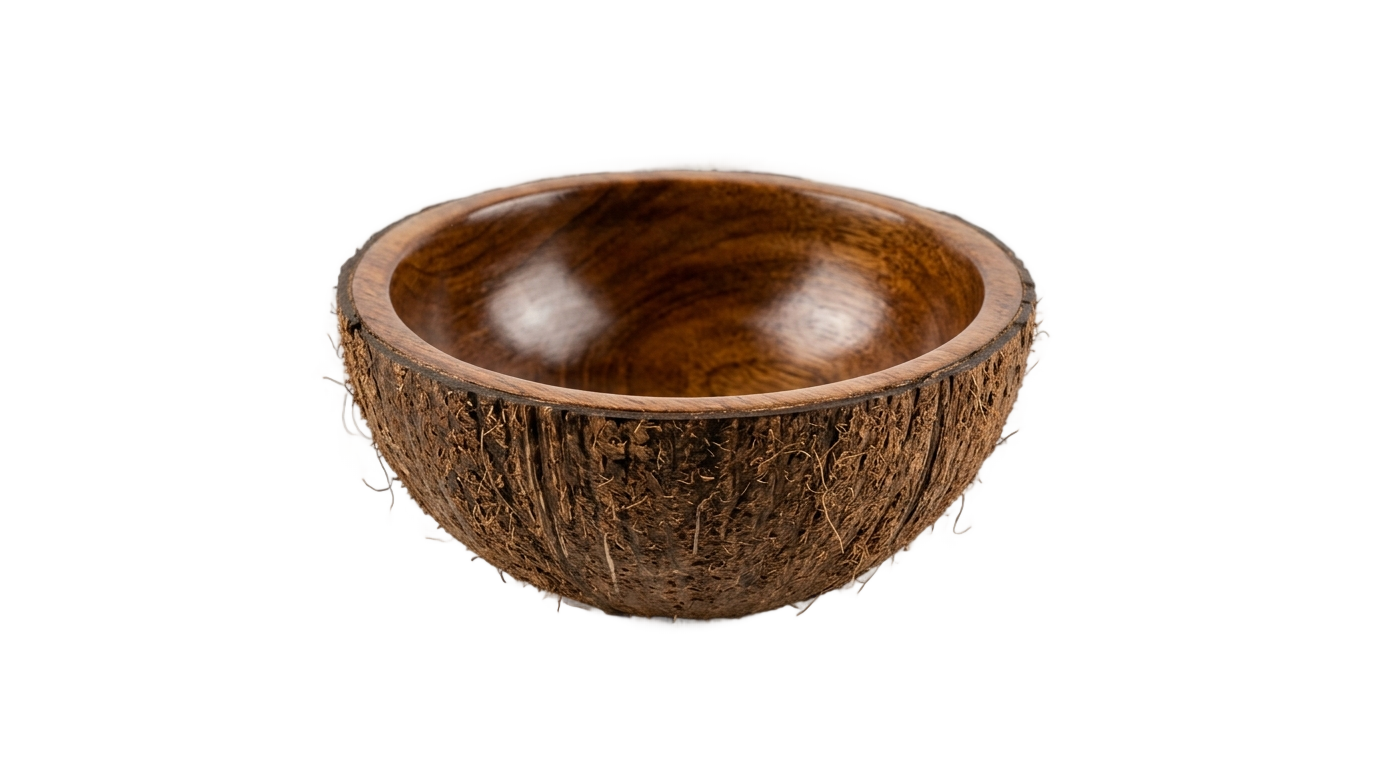 coconut bowl png PNG transparent background