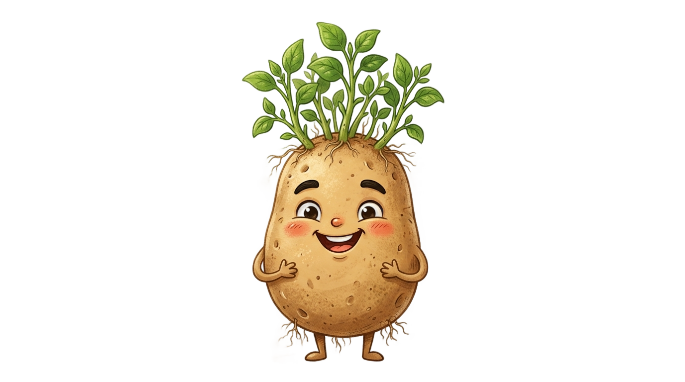 spring potato png PNG transparent background