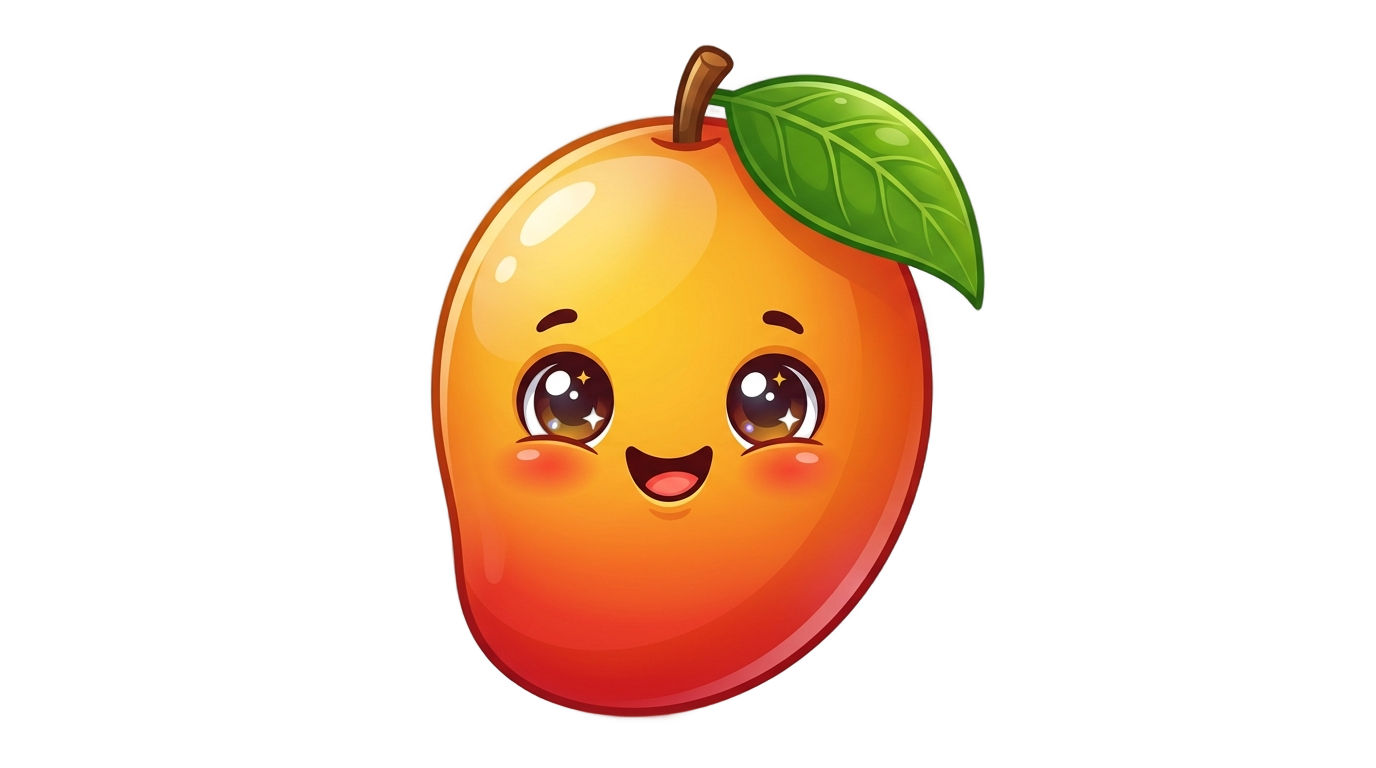 mango sticker png PNG transparent background