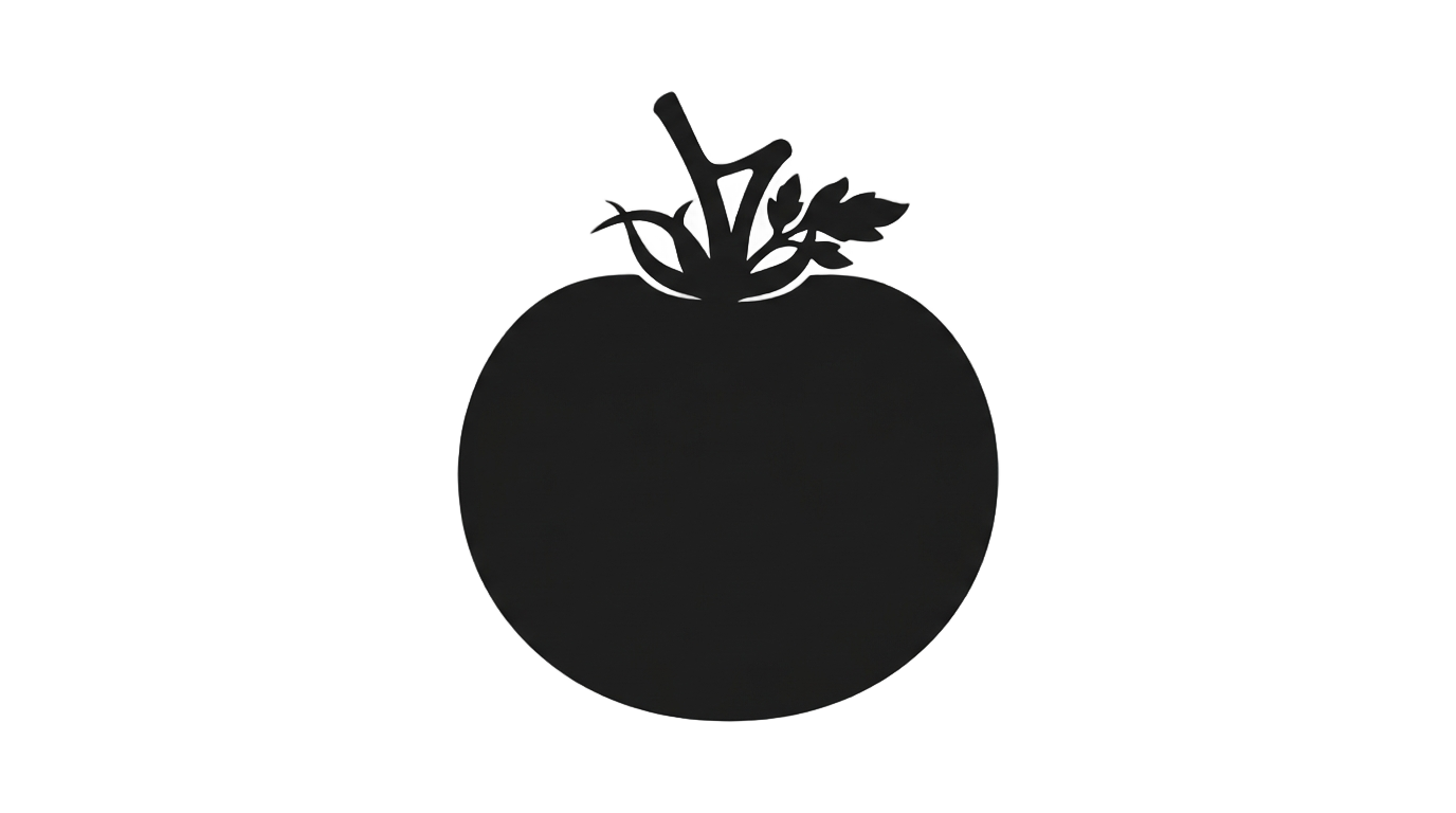 tomato silhouette png PNG transparent background
