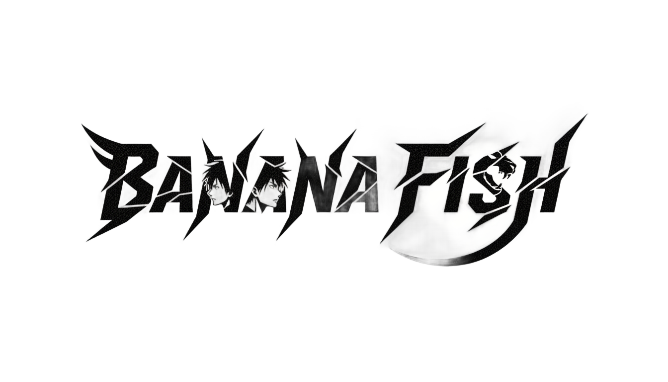 banana fish logo png PNG transparent background