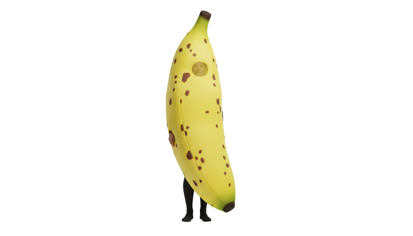 banana costume png PNG transparent background