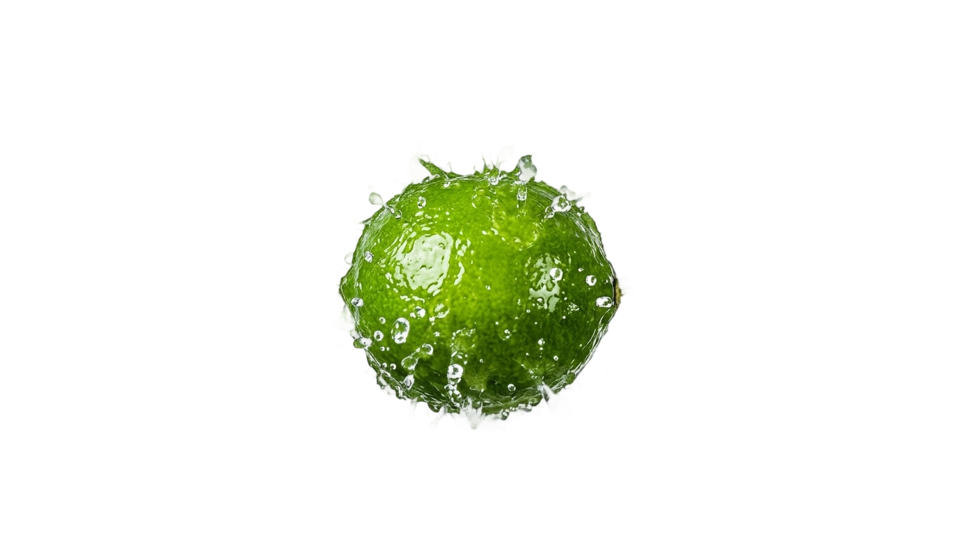 green lemon splash png PNG transparent background