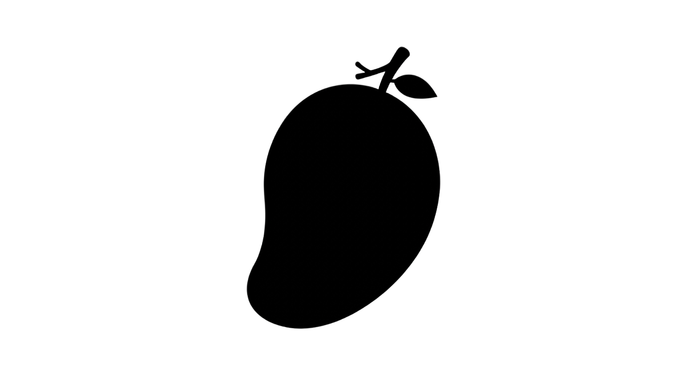mango silhouette png PNG transparent background