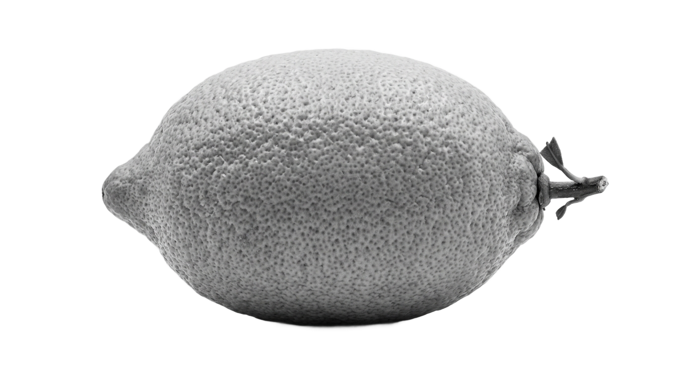 lemon black and white png PNG transparent background