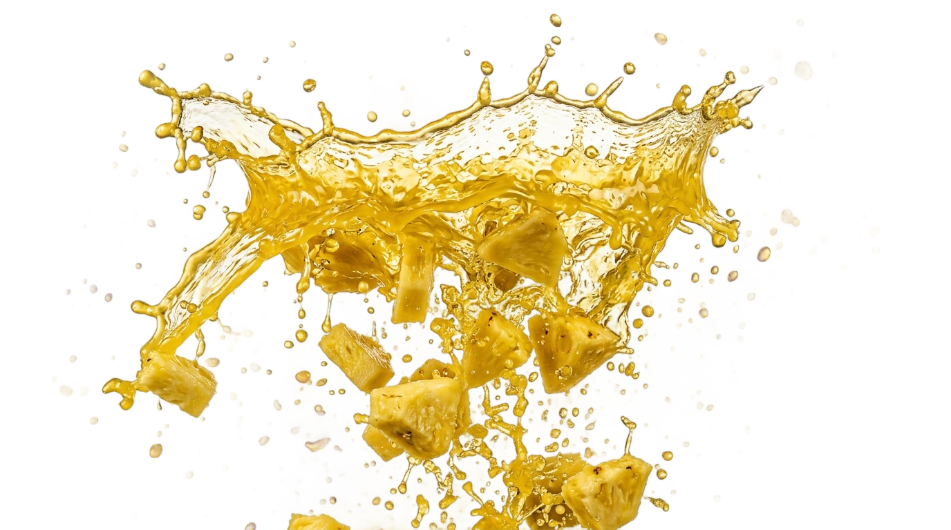 pineapple juice splash png PNG transparent background