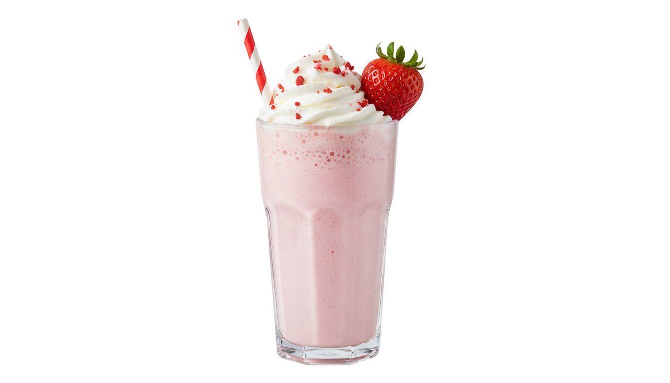 strawberry milk shake png PNG transparent background