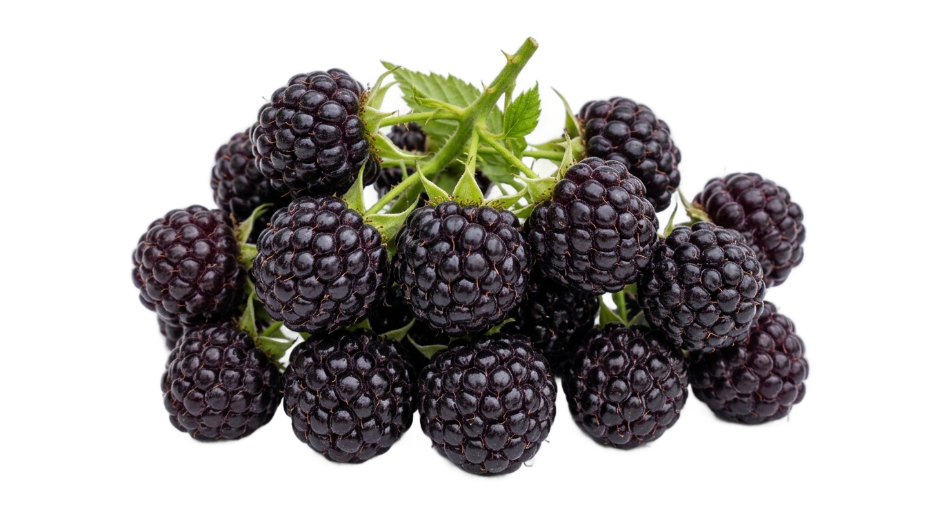 black raspberry png PNG transparent background