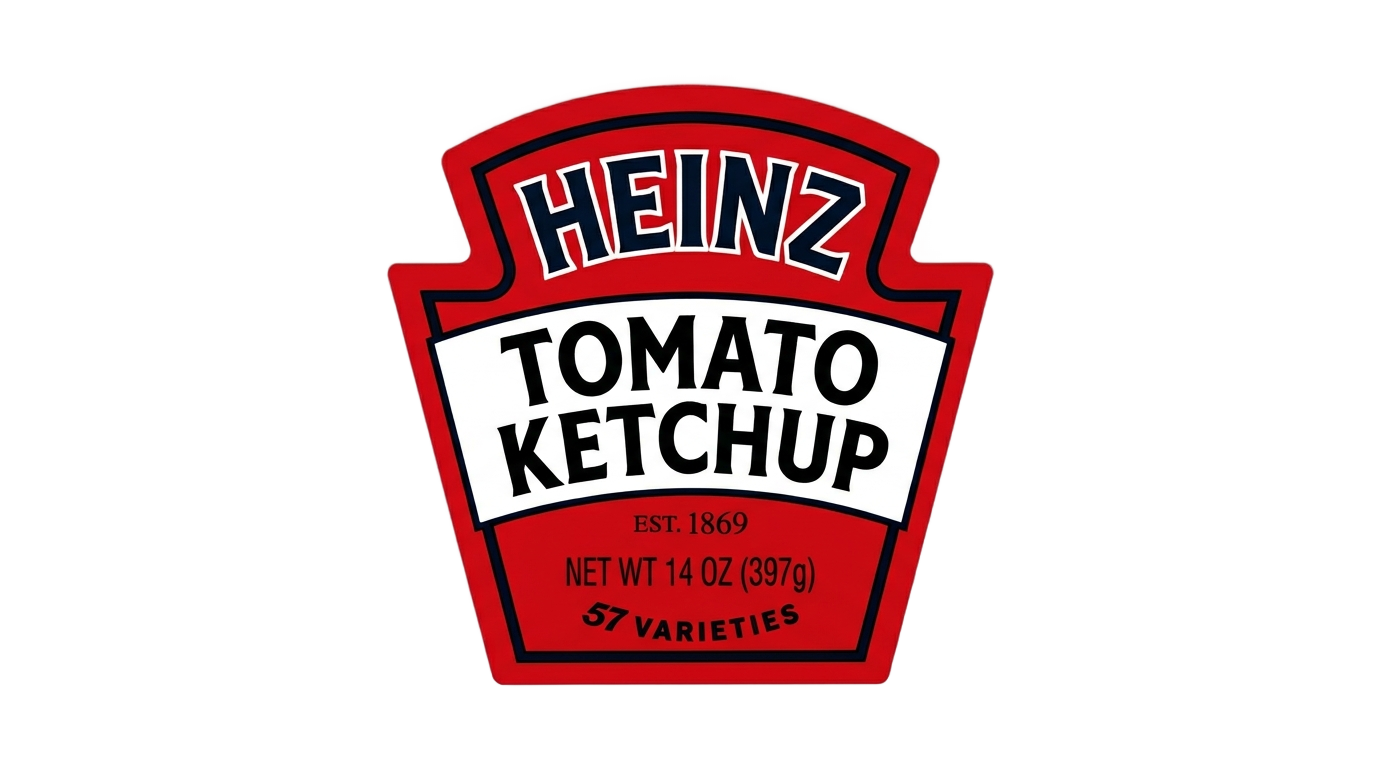 heinz tomato ketchup logo png PNG transparent background