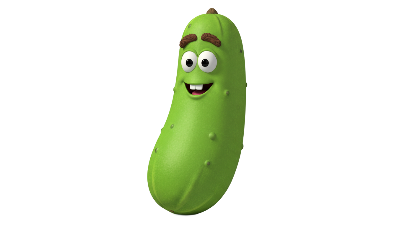 larry the cucumber png PNG transparent background
