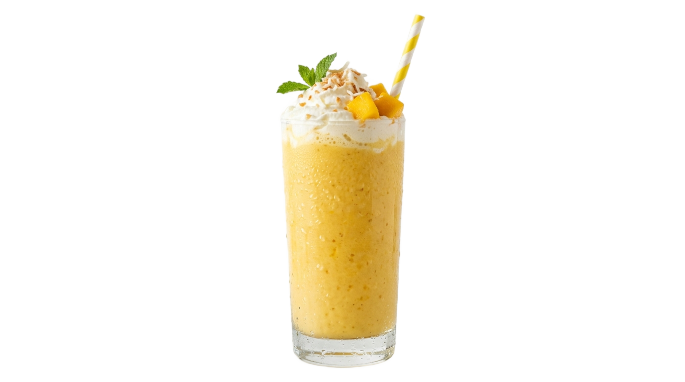 mango shake glass png PNG transparent background