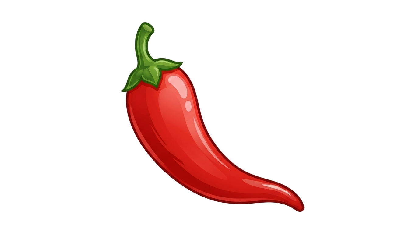 hot pepper emoji png PNG transparent background