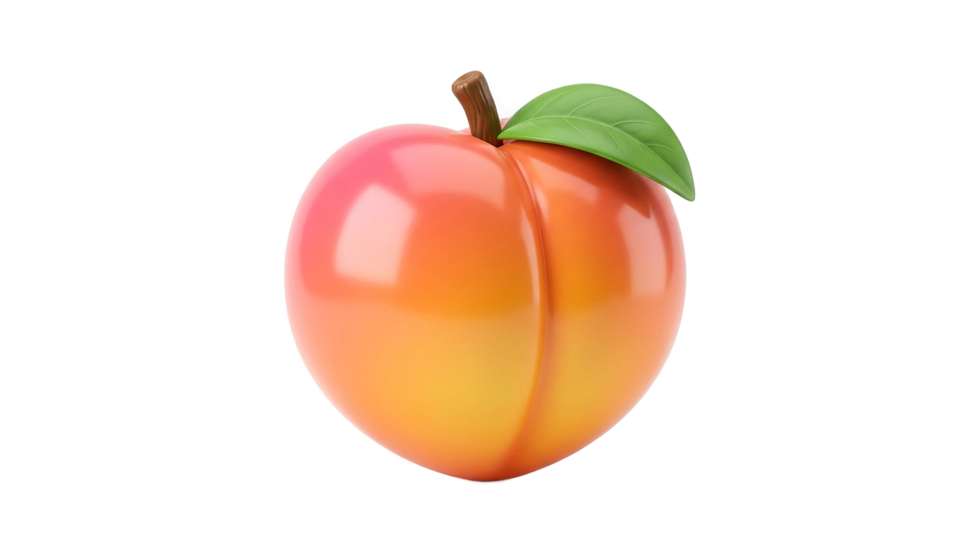 iphone peach emoji png PNG transparent background