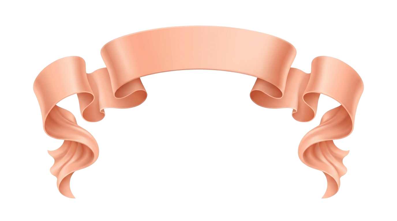 peach banner png PNG transparent background