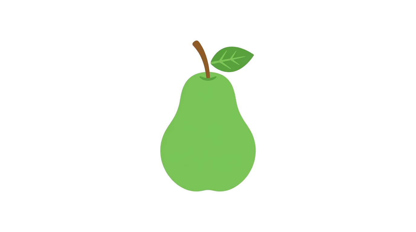 pear icon png PNG transparent background