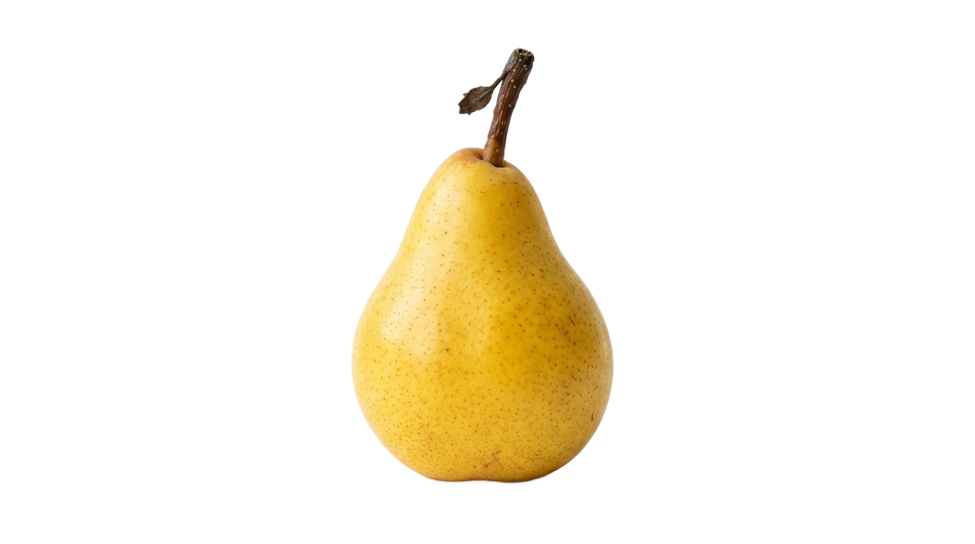 yellow pear png PNG transparent background