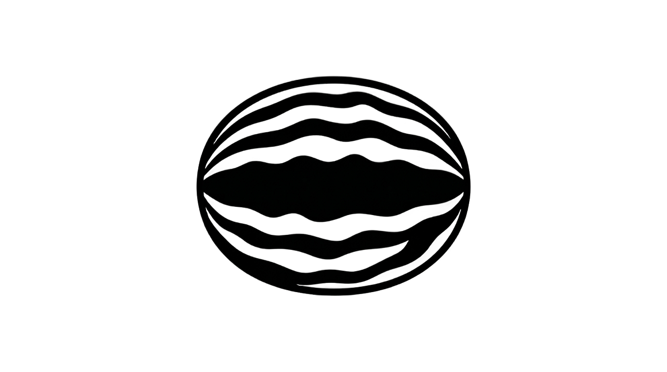 watermelon silhouette png PNG transparent background